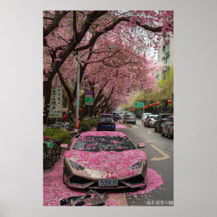 Neon Street Art Poster - Stadsgraffiti in Shenzhe