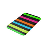 Neon strepen badmat (Gekanteld)