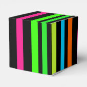 Neon strepen bedankdoosjes (Achterkant)
