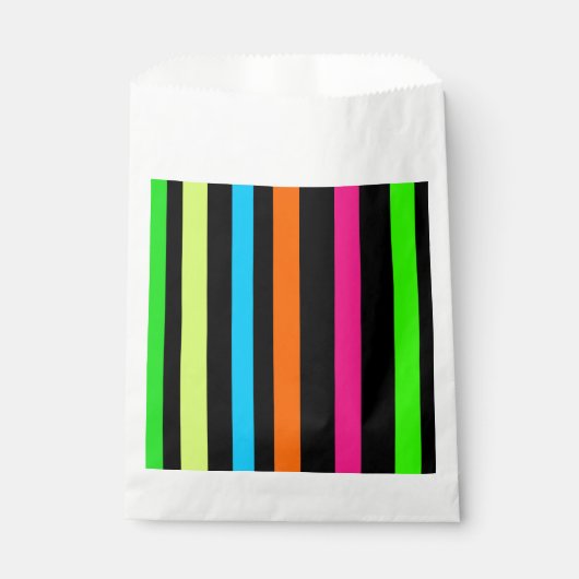 Neon strepen bedankzakje (Voorkant)