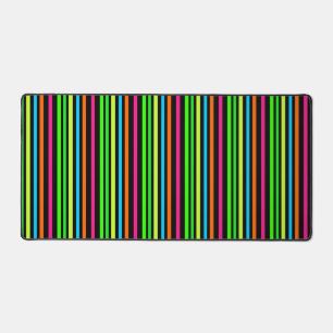 Neon strepen bureaumat