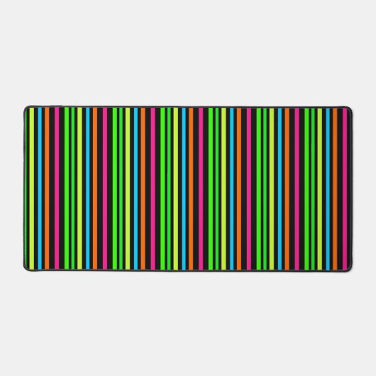 Neon strepen bureaumat (Voorkant)