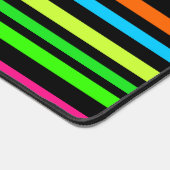 Neon strepen bureaumat (Hoek)