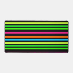 Neon strepen bureaumat
