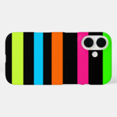 Neon strepen Case-Mate iPhone case (Achterkant (horizontaal))