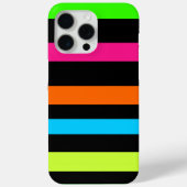 Neon strepen Case-Mate iPhone case (Achterkant)