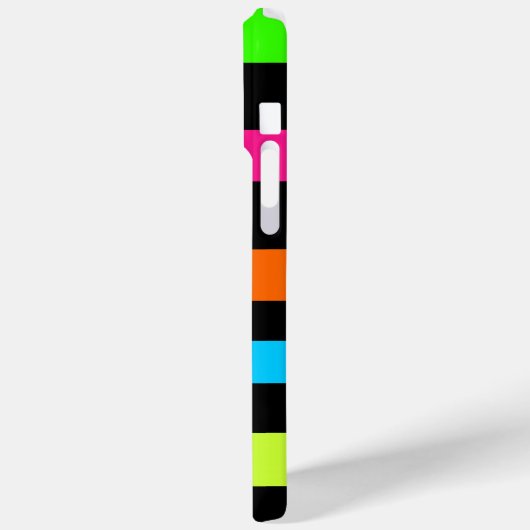 Neon strepen Case-Mate iPhone case (Achterkant / Links)