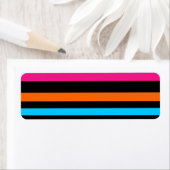 Neon strepen etiket (Insitu)