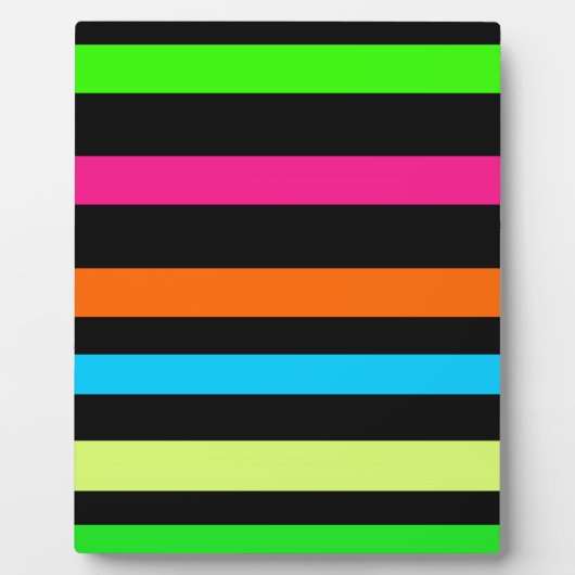 Neon strepen fotoplaat (Voorkant)