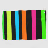 Neon strepen golfhanddoek (Horizontaal)
