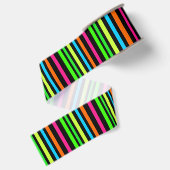 Neon strepen grosgrain lint (Achterkant)