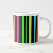 Neon strepen grote koffiekop (Rechts)
