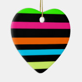 Neon strepen keramisch ornament (Rechts)