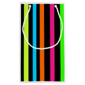 Neon strepen klein cadeauzakje (Achterkant)