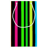 Neon strepen klein cadeauzakje (Achterkant)