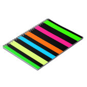 Neon strepen notitieboek (Linkerzijde)