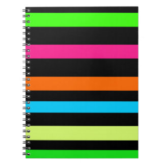 Neon strepen notitieboek
