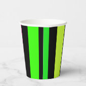 Neon strepen papieren bekers (Rechts)