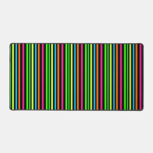 Neon Strepen Patroon Bureaumat