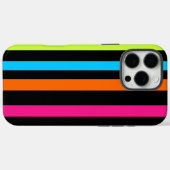 Neon Strepen Patroon Case-Mate iPhone Case (Achterkant (horizontaal))
