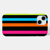 Neon Strepen Patroon Case-Mate iPhone Case (Achterkant (horizontaal))