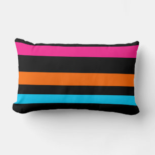 Neon Strepen Patroon Kussen