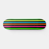 Neon strepen persoonlijk skateboard (Horizontaal)