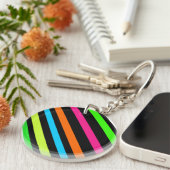 Neon strepen sleutelhanger (Voorkant Rechts)