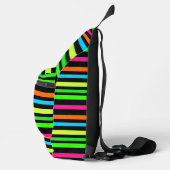 Neon strepen sling bag (Rechts)