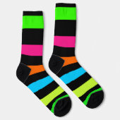 Neon strepen sokken (Rechts)