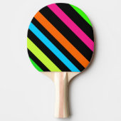 Neon strepen tafeltennisbatje (Voorkant)