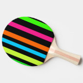 Neon strepen tafeltennisbatje (Zijkant)