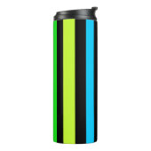 Neon strepen thermosbeker (Gedraaid links)