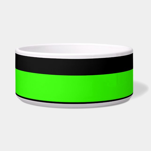 Neon strepen voerbakje (Voorkant)