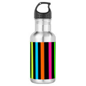 Neon strepen waterfles  (Voorkant)