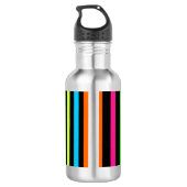 Neon strepen waterfles (Achterkant)