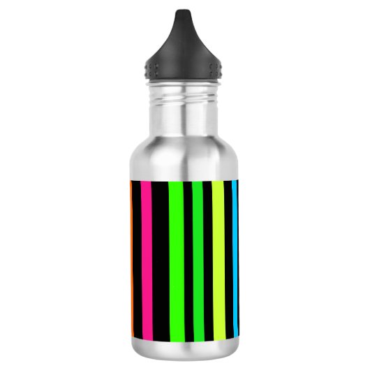 Neon strepen waterfles  (Links)