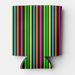 Neon Strepenpatroon Blikjeskoeler