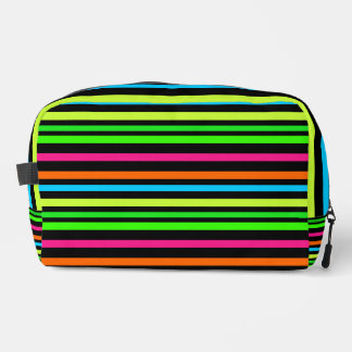 Neon Strepenpatroon Toilettasje