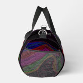 Neon String Lights Silhouette Duffel Bag Plunjezak (Rechts)