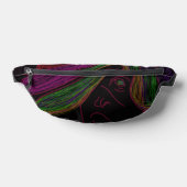 Neon String Lights Silhouette Fanny Pack Heuptasje (Liggend)