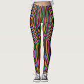 Neon Stripes Leggings (Voorkant)