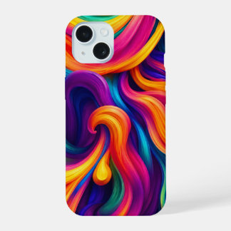Neon stroming. iPhone 15 case