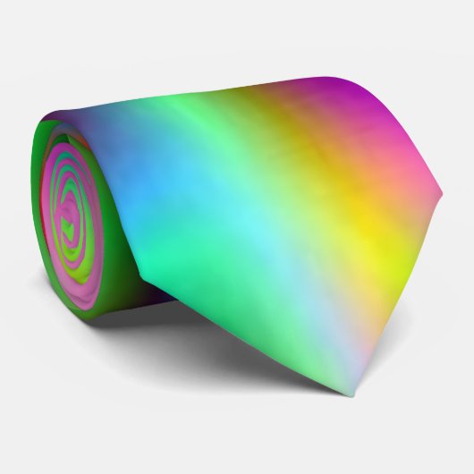 neon stropdas (Opgerold)