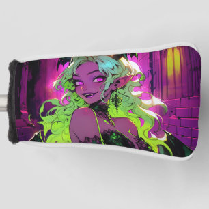 Neon Succubus Demon Anime Girl Golfheadcover