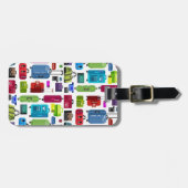 Neon Suitcases Bagagelabel (Voorkant horizontaal)