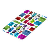 Neon Suitcases Magneet (Linkerzijde)