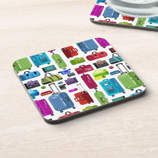 Neon Suitcases Onderzetter (Linkerzijde)