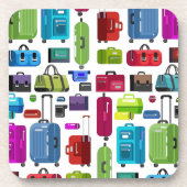 Neon Suitcases Onderzetter (Voorkant)