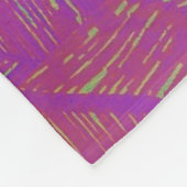 Neon Summer Paarse Palms Fleece Deken (Hoek)